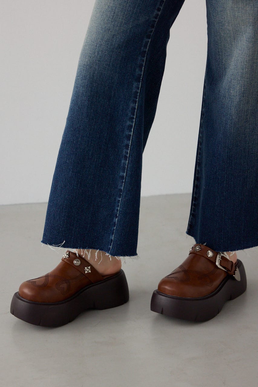 【SS先行アイテム】ウェスタンハートベルトサボ BRN M