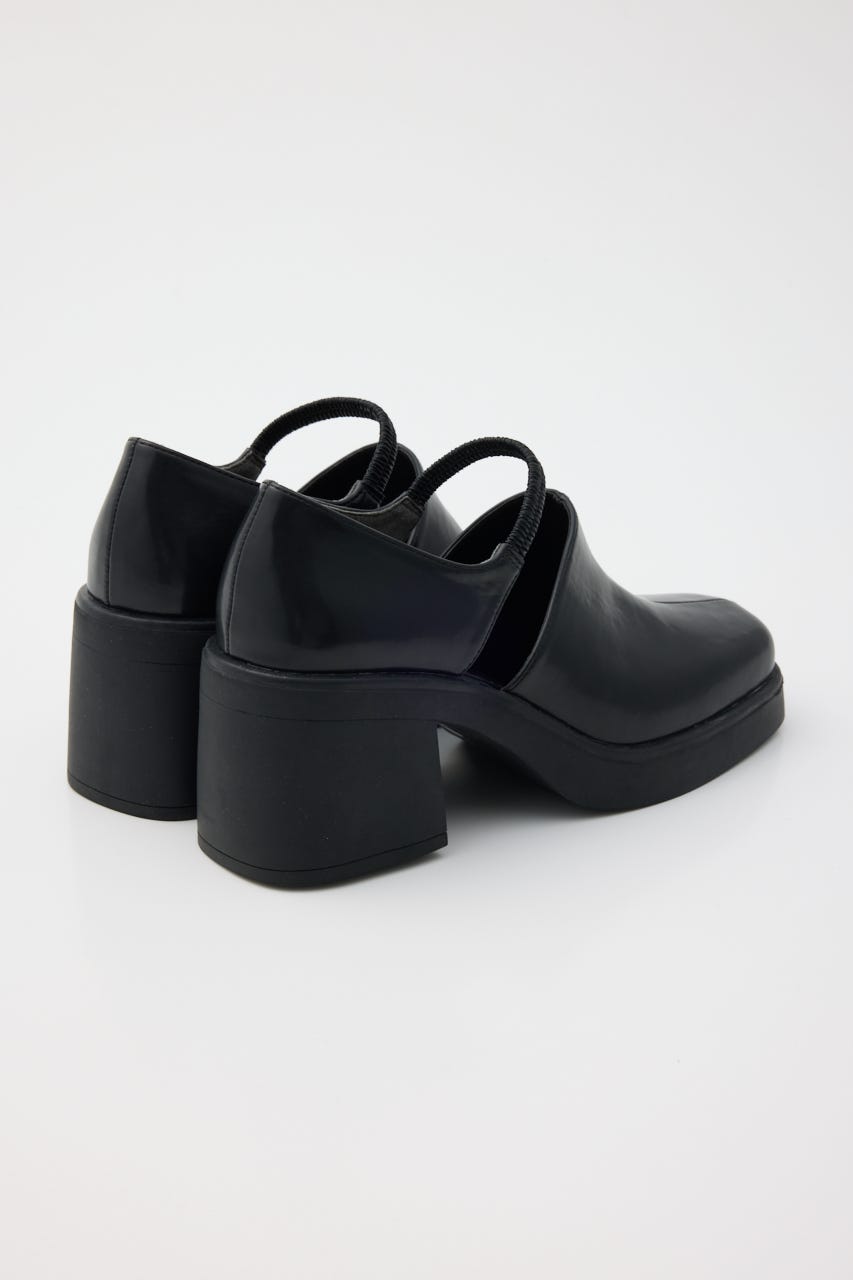 【SS先行アイテム】セパレートヒールパンプス BLK L