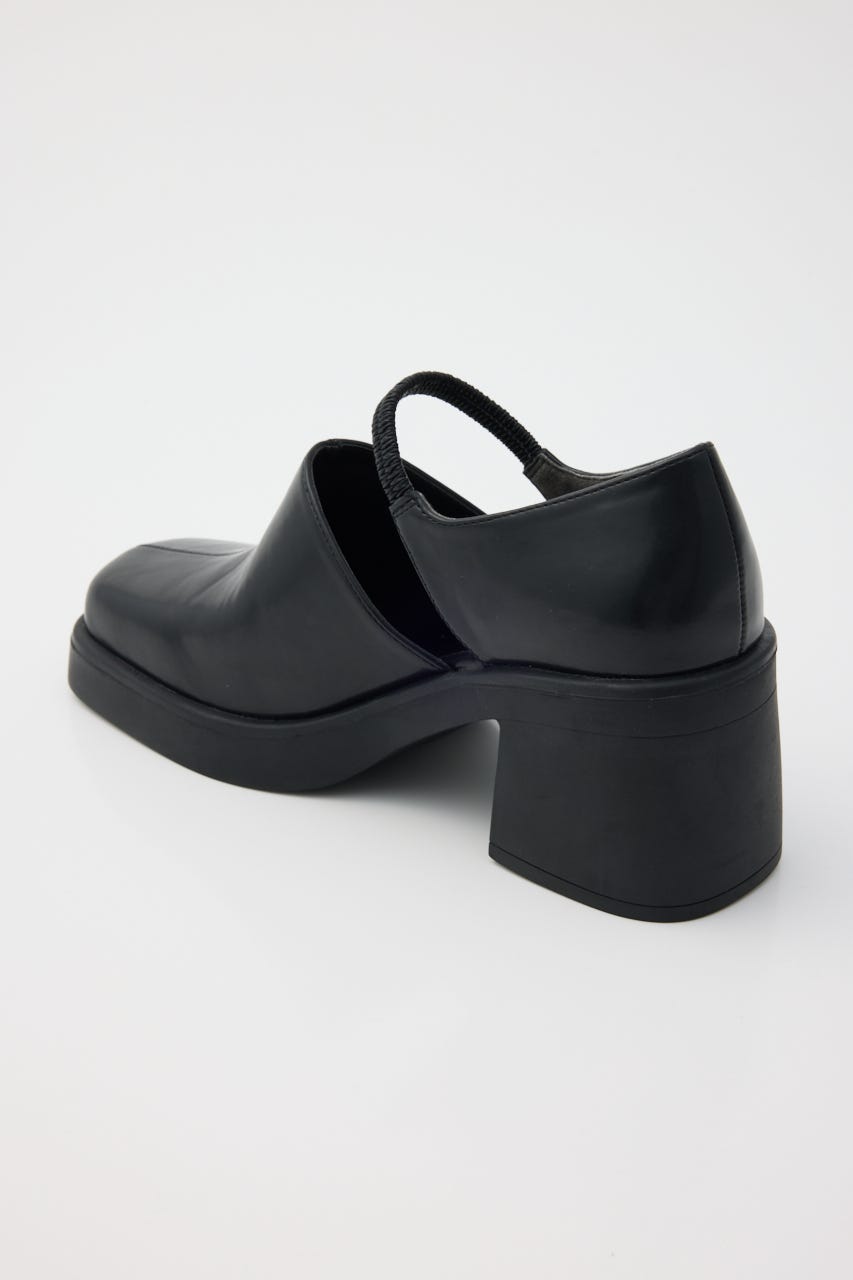 【SS先行アイテム】セパレートヒールパンプス BLK L