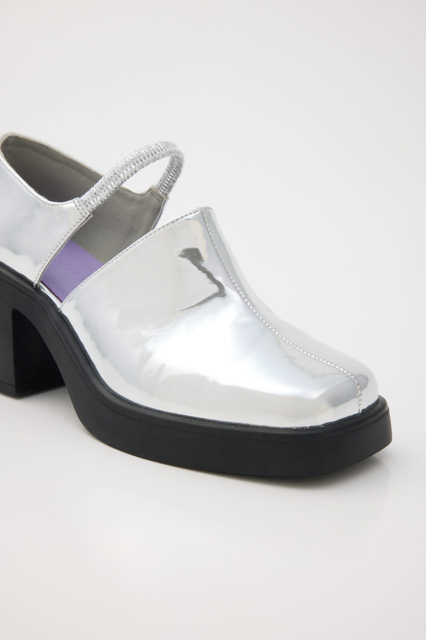 【SS先行アイテム】セパレートヒールパンプス SLV L