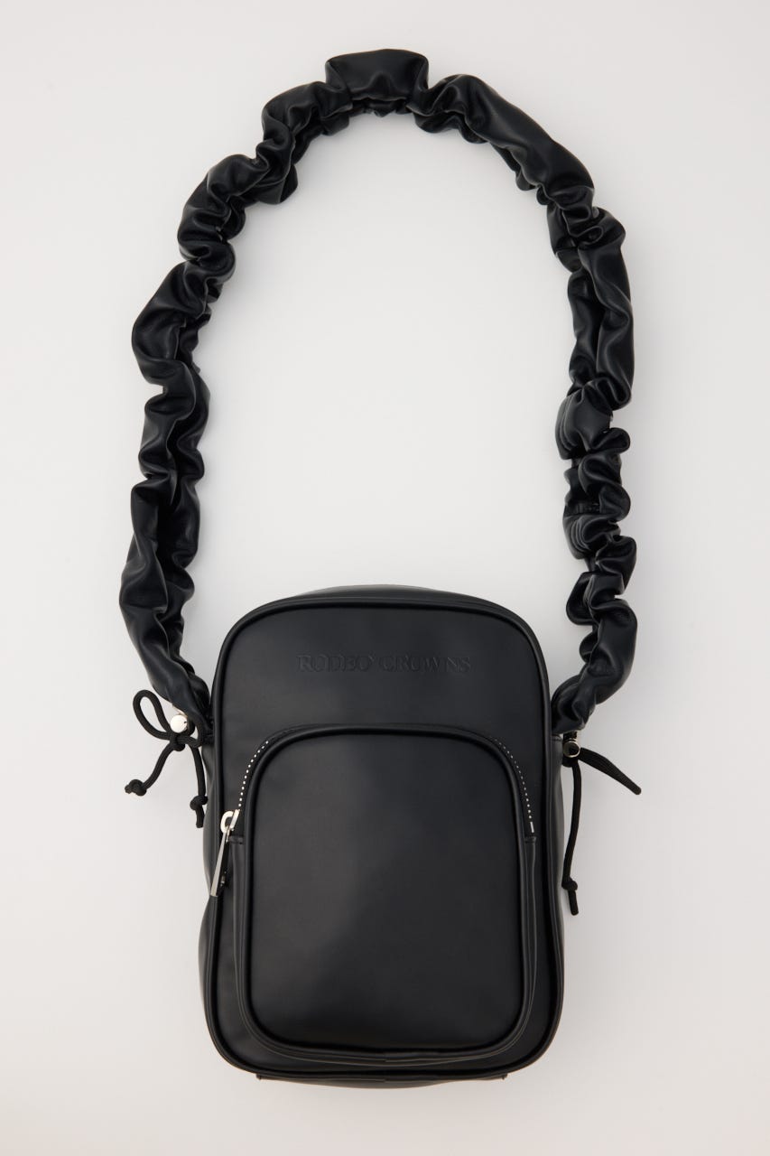 【SS先行アイテム】ギャザーハンドルバッグ BLK FREE