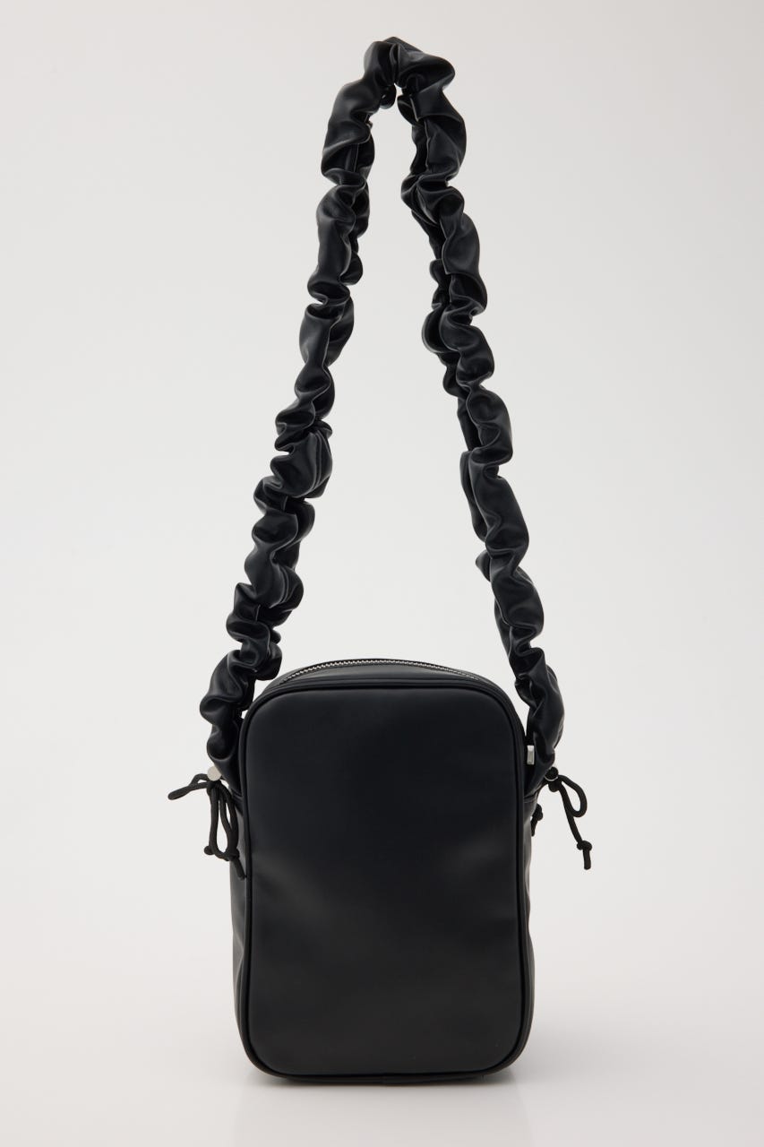 【SS先行アイテム】ギャザーハンドルバッグ BLK FREE