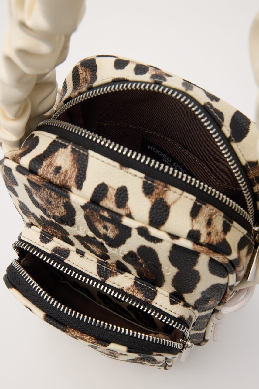 【SS先行アイテム】ギャザーハンドルバッグ 柄WHT FREE