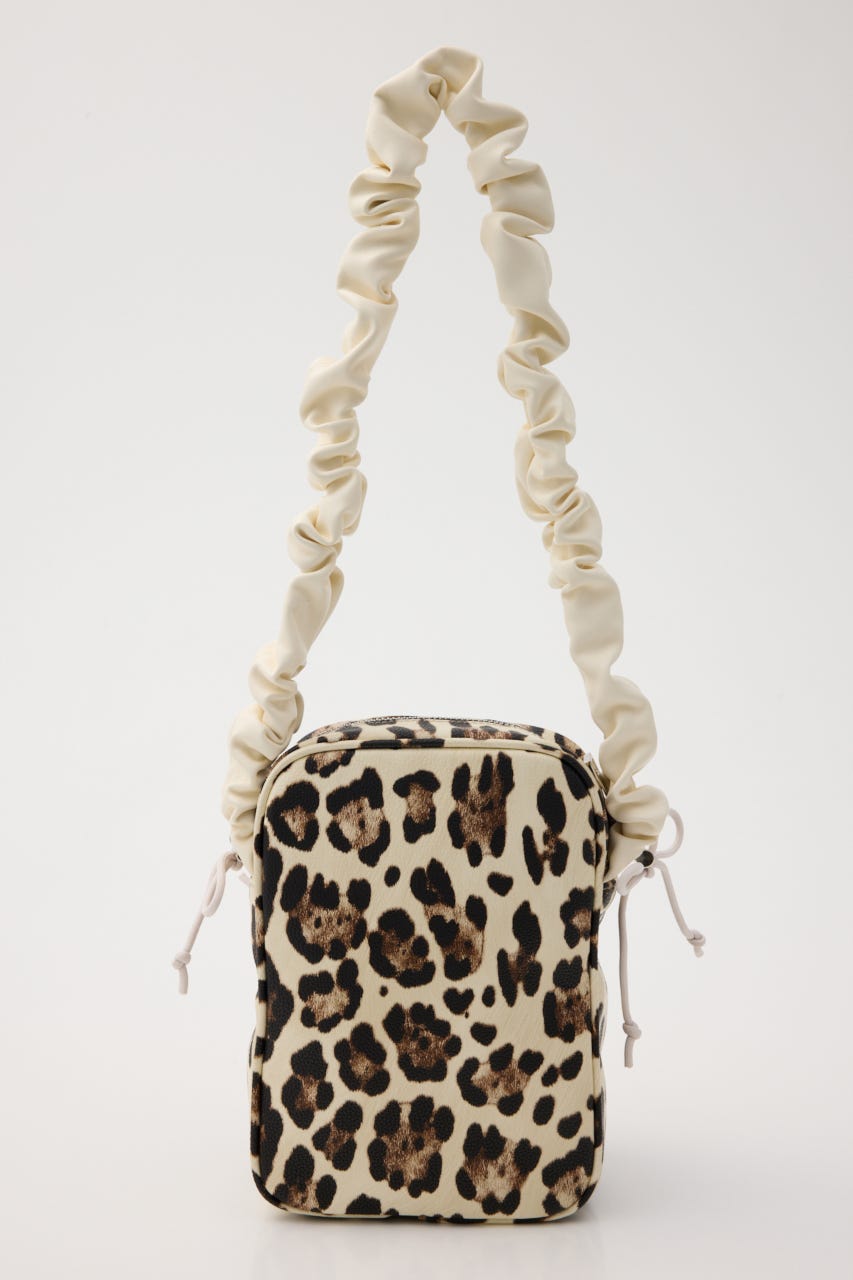 【SS先行アイテム】ギャザーハンドルバッグ 柄WHT FREE