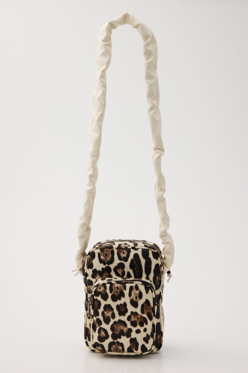 【SS先行アイテム】ギャザーハンドルバッグ 柄WHT FREE