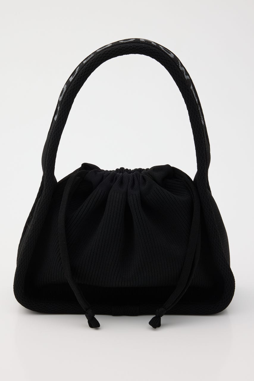 ニットハンドバッグ BLK FREE