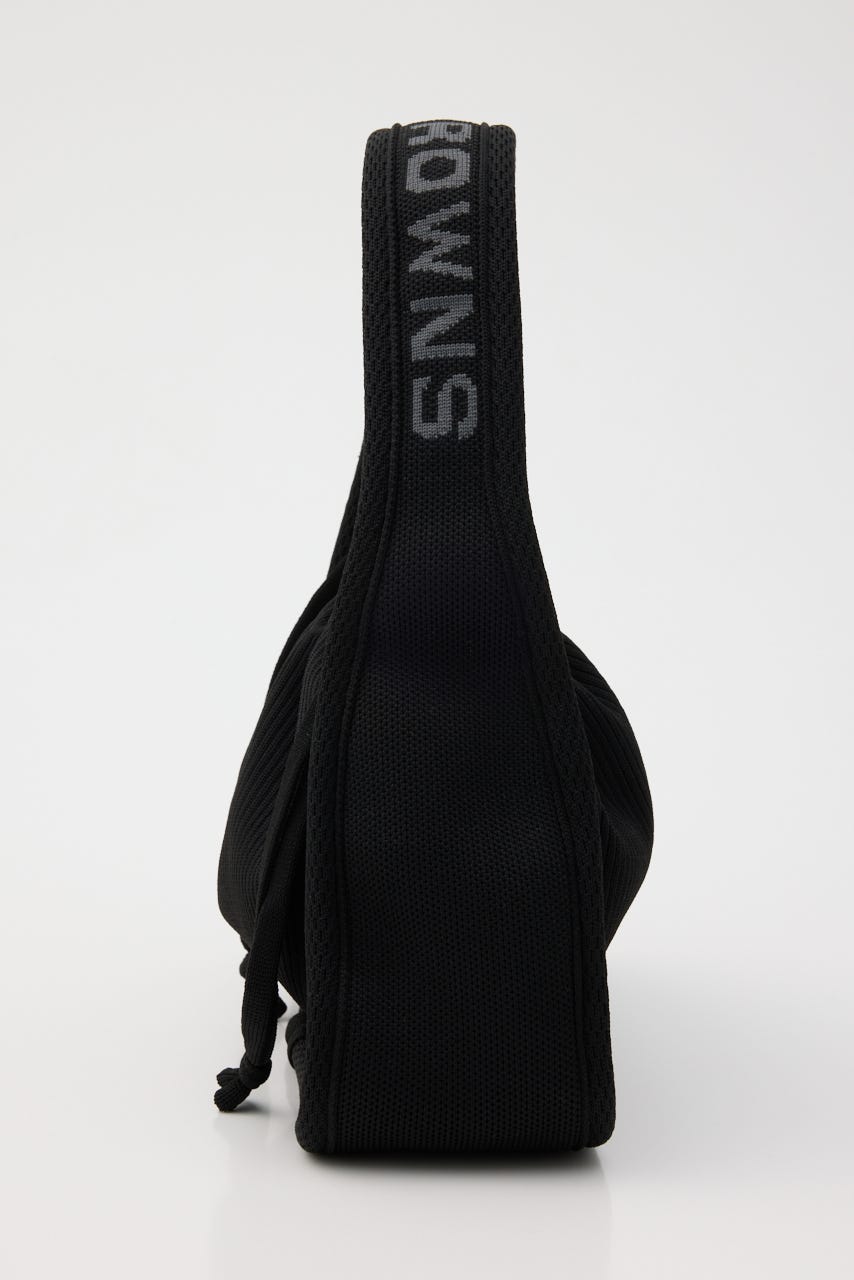 ニットハンドバッグ BLK FREE