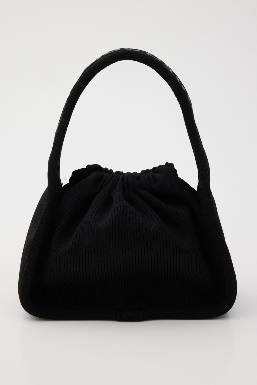 ニットハンドバッグ BLK FREE