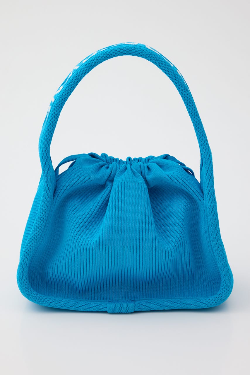 ニットハンドバッグ BLU FREE
