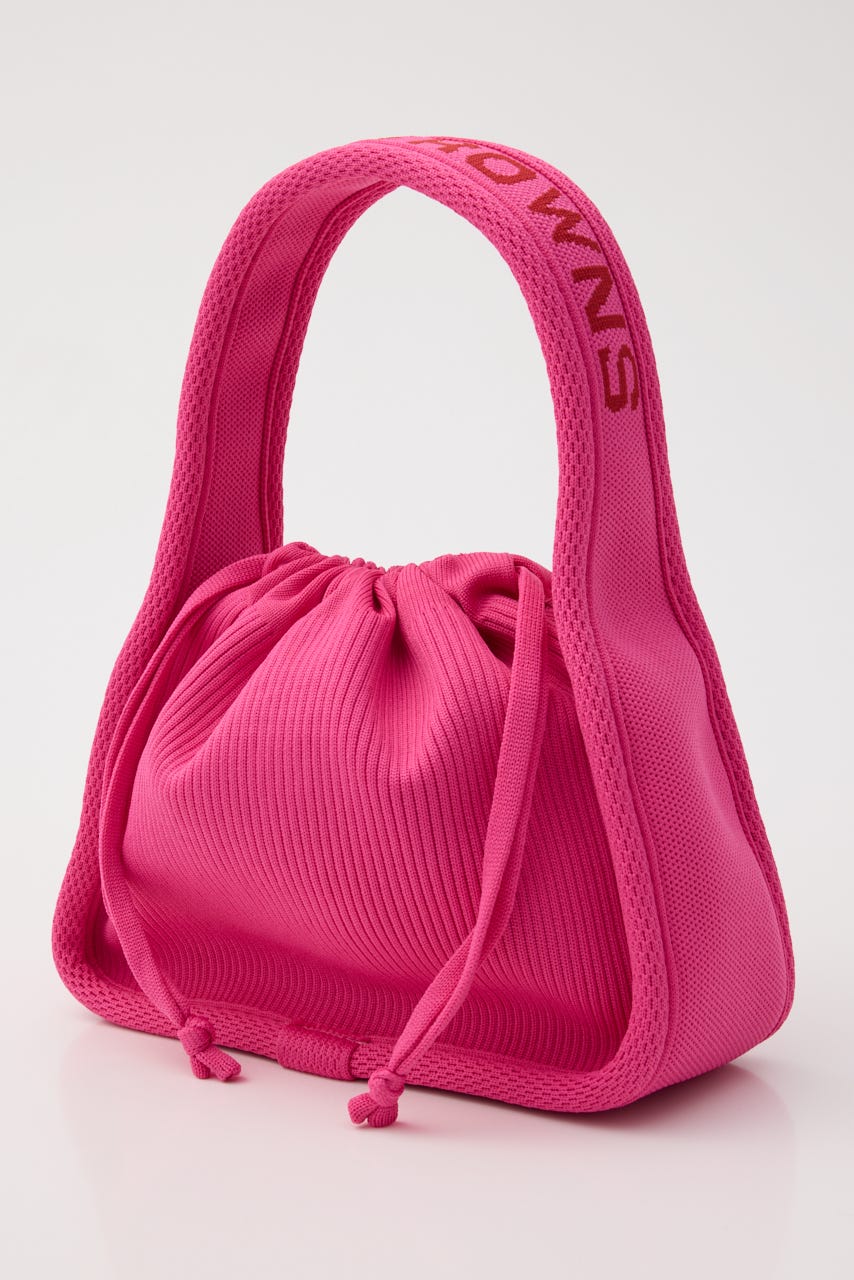 ニットハンドバッグ PNK FREE