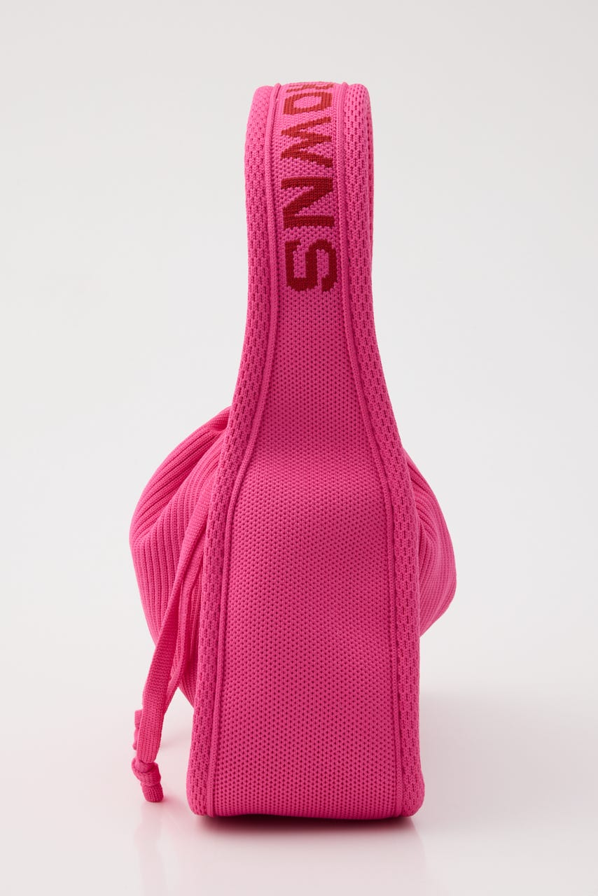 ニットハンドバッグ PNK FREE