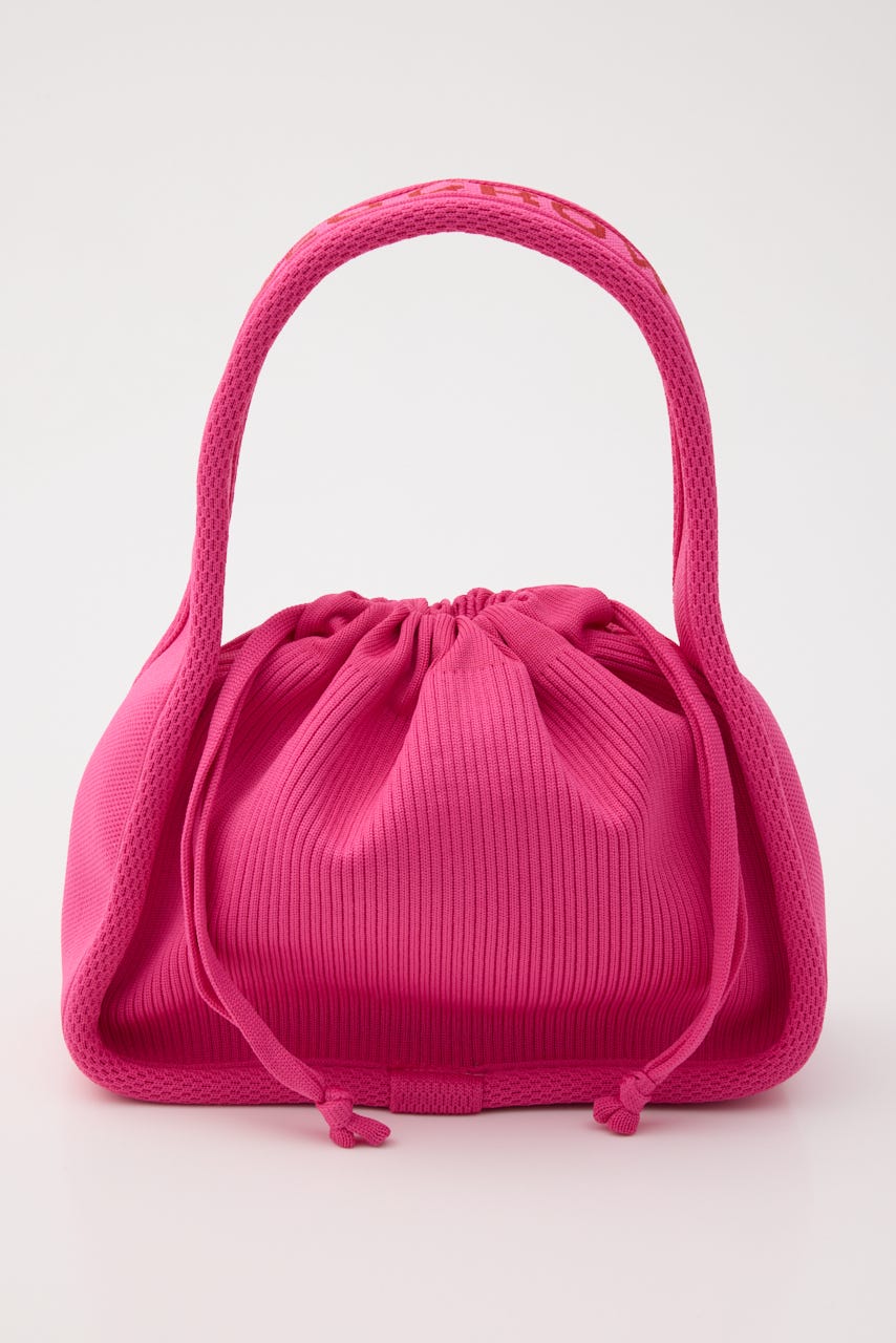 ニットハンドバッグ PNK FREE