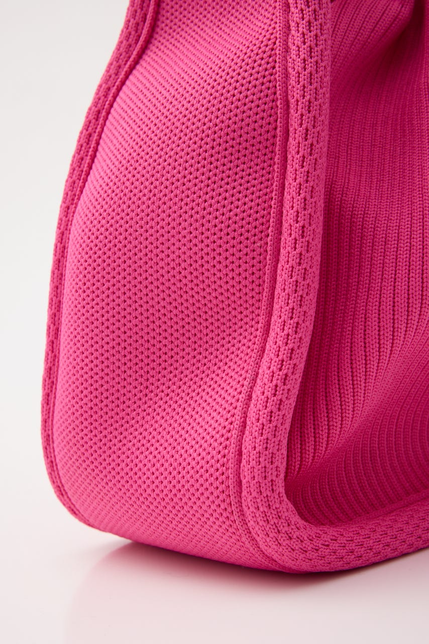 ニットハンドバッグ PNK FREE