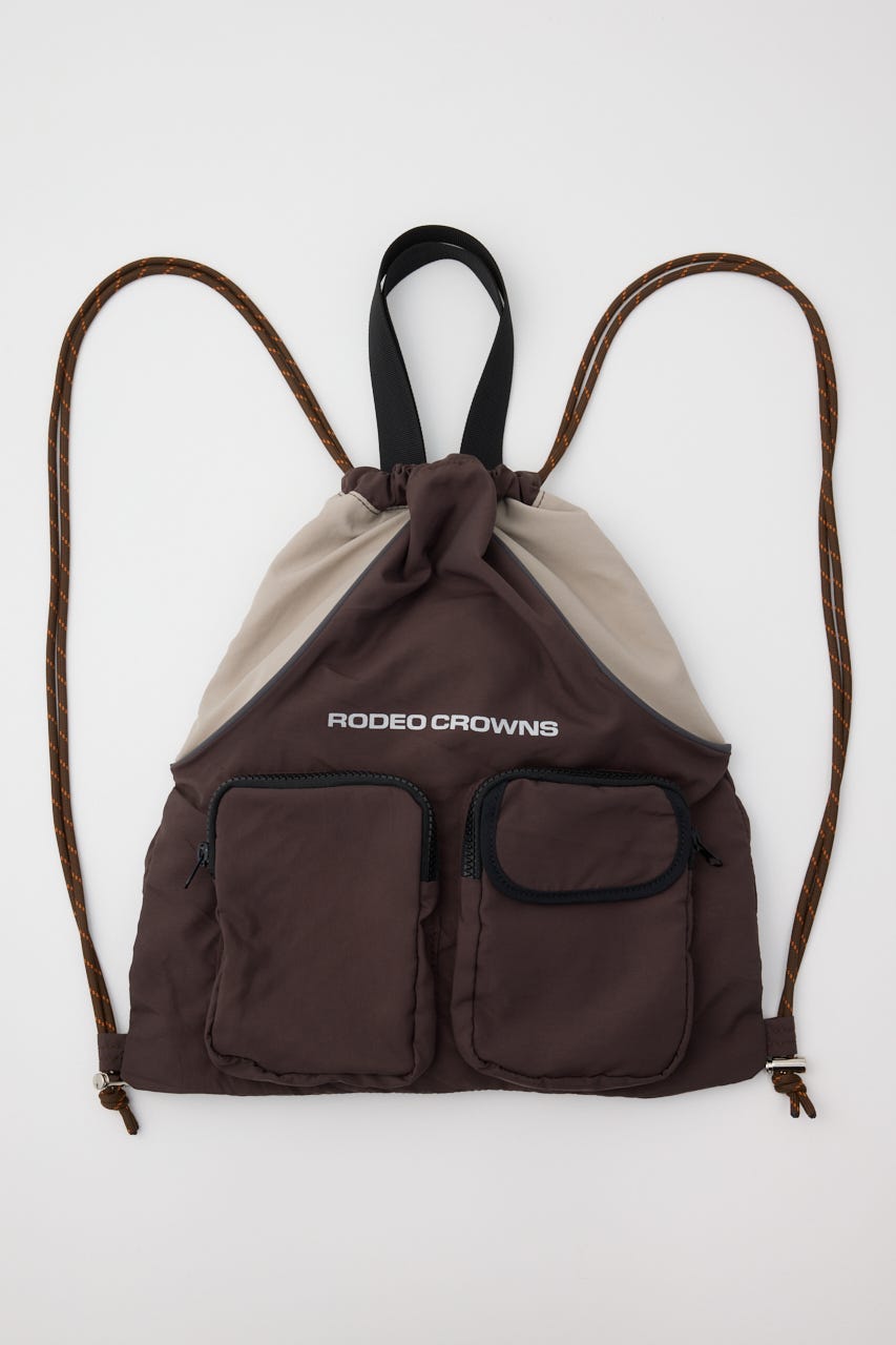 W/R ナップサック 柄BRN FREE