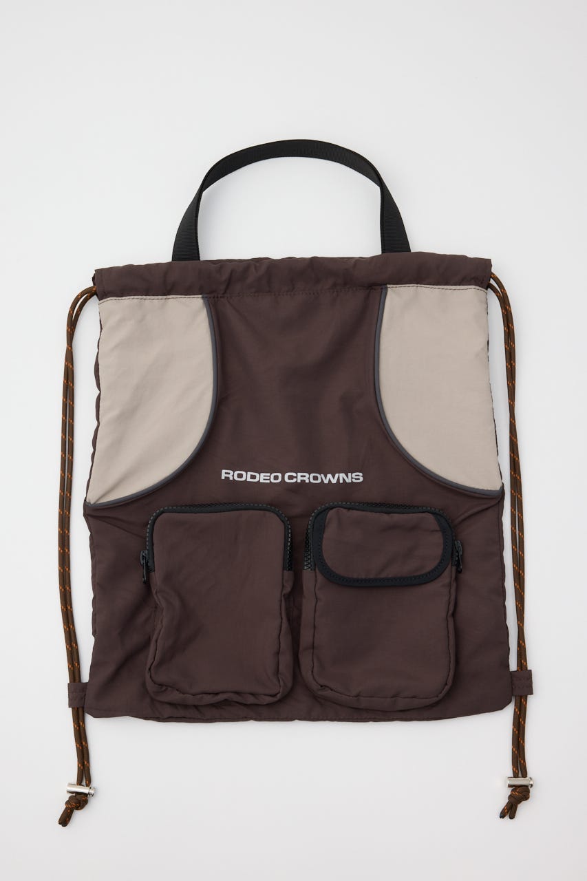 W/R ナップサック 柄BRN FREE