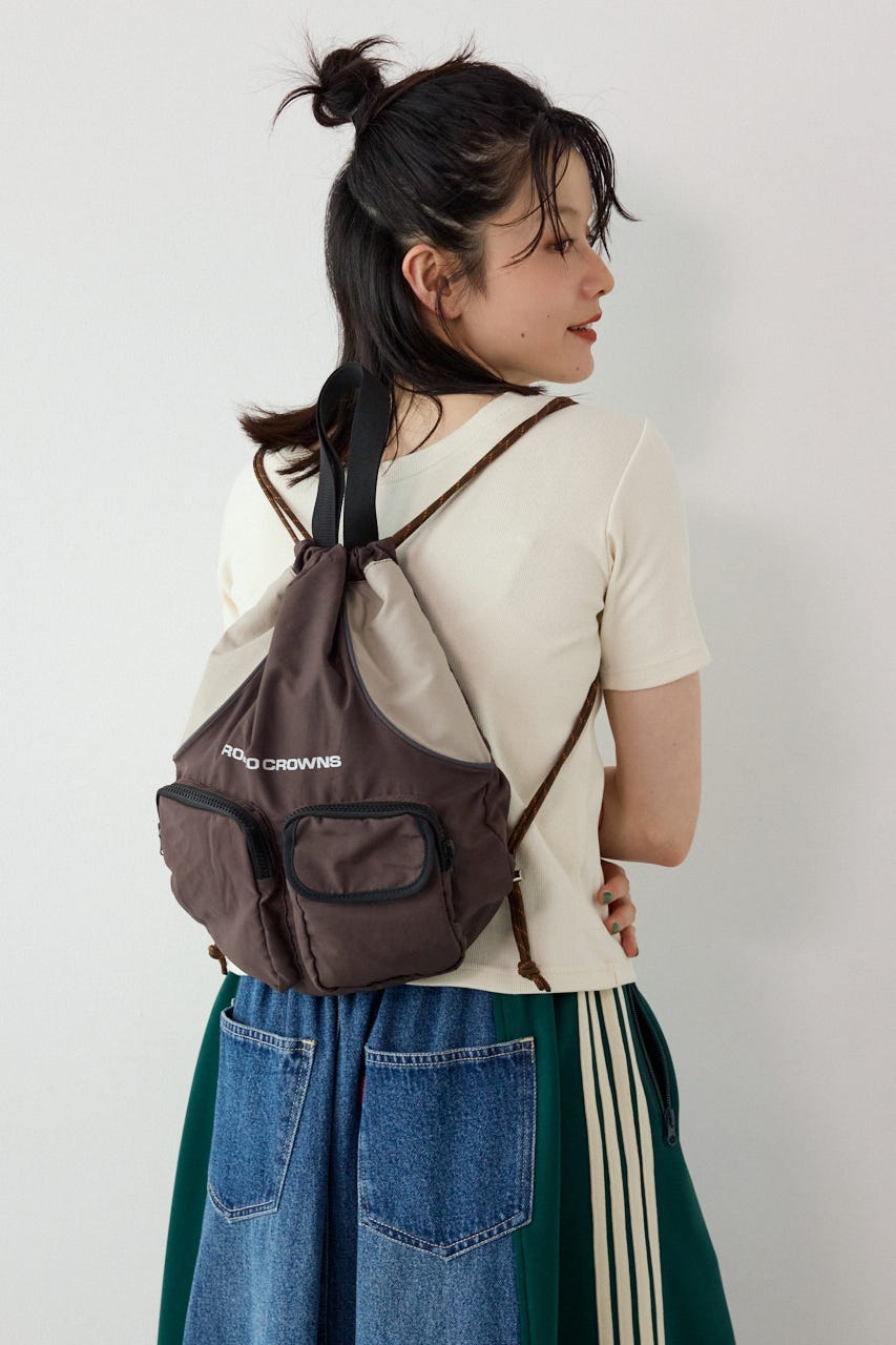 W/R ナップサック 柄BRN FREE