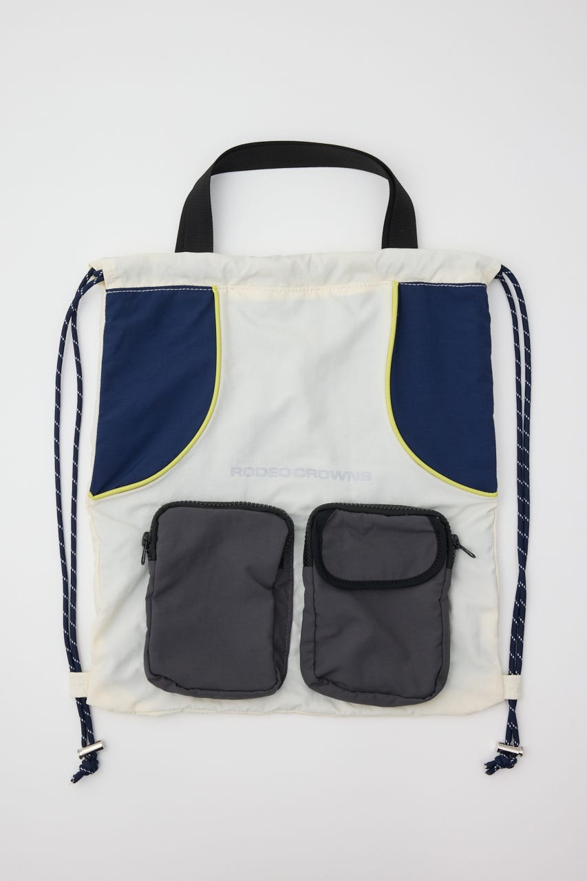 W/R ナップサック 柄WHT FREE