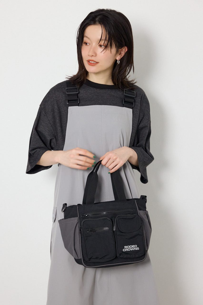 W/R マルチウェイバッグ 柄BLK FREE