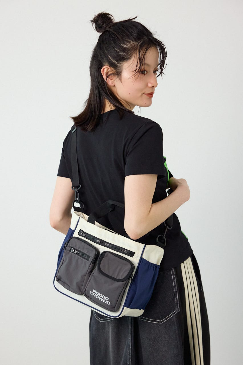 W/R マルチウェイバッグ 柄WHT FREE