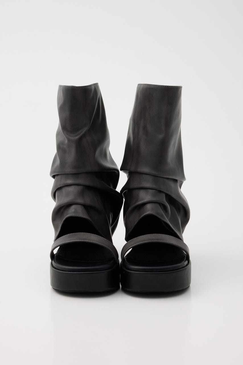 カバーヒールサンダル 柄GRY L