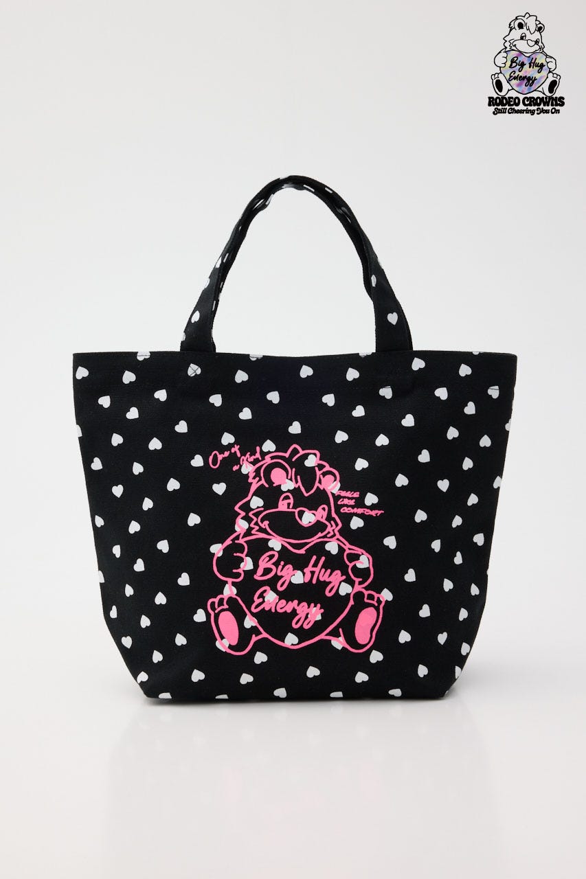 RODDY BIG HEART MINI TOTE 柄BLK FREE