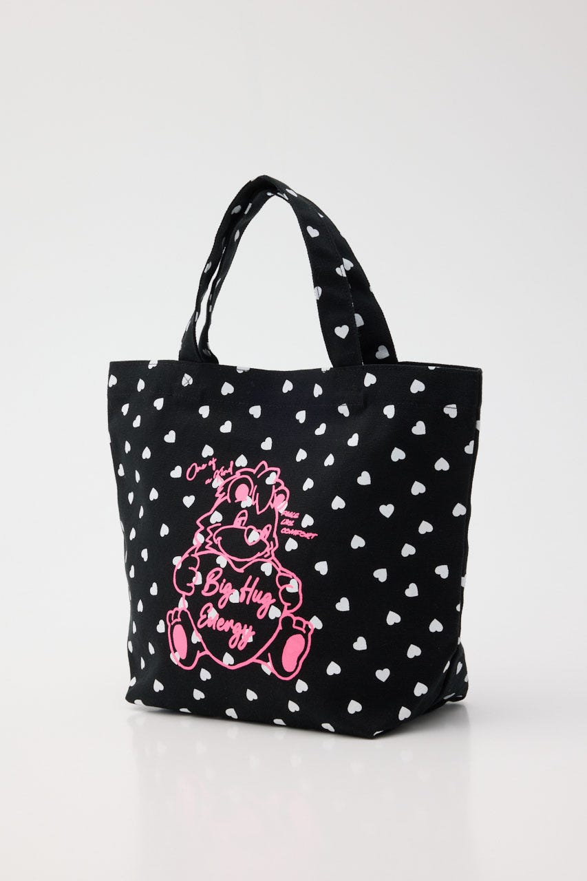 RODDY BIG HEART MINI TOTE 柄BLK FREE