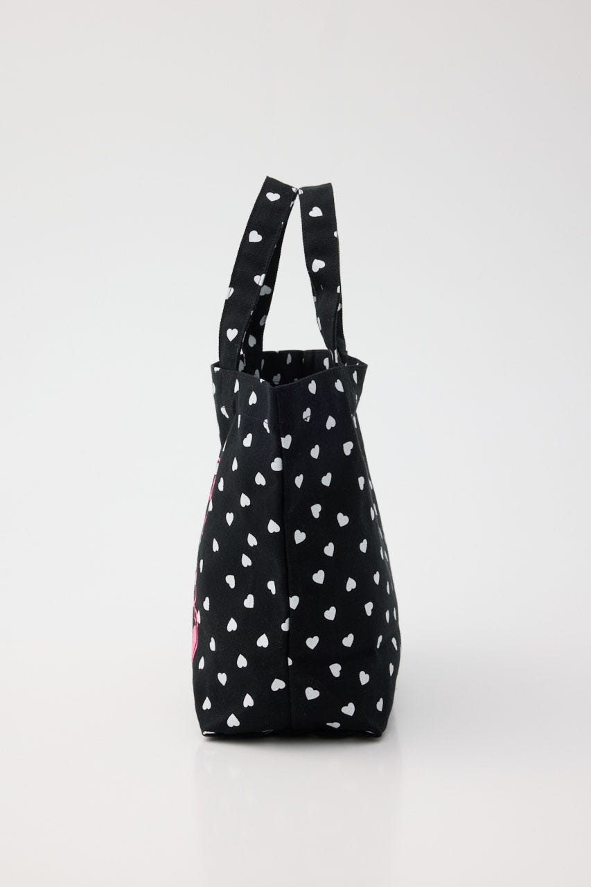 RODDY BIG HEART MINI TOTE 柄BLK FREE