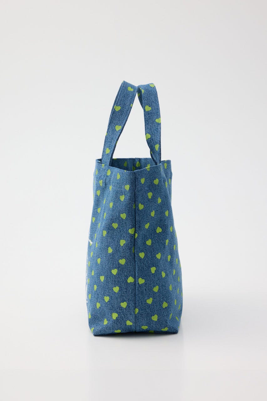 RODDY BIG HEART MINI TOTE 柄BLU FREE