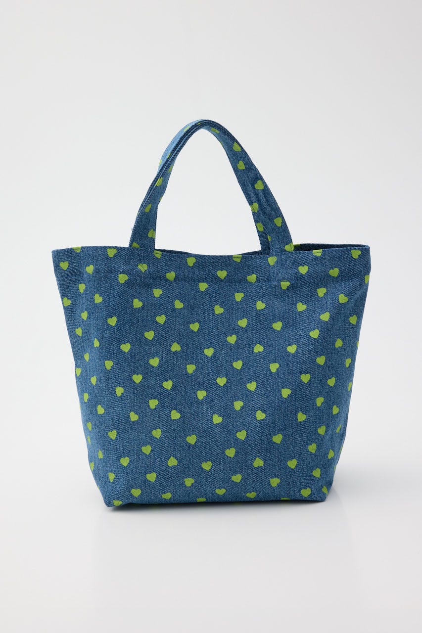 RODDY BIG HEART MINI TOTE 柄BLU FREE