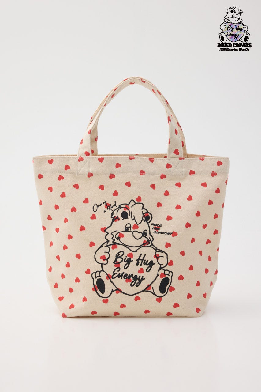 RODDY BIG HEART MINI TOTE 柄WHT FREE