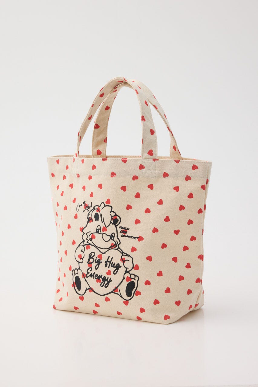 RODDY BIG HEART MINI TOTE 柄WHT FREE