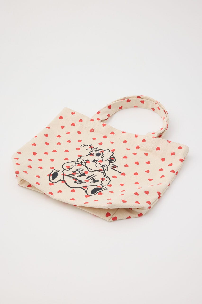 RODDY BIG HEART MINI TOTE 柄WHT FREE