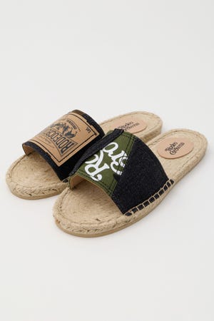 DENIM JUTE SANDAL
