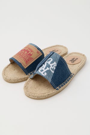 DENIM JUTE SANDAL