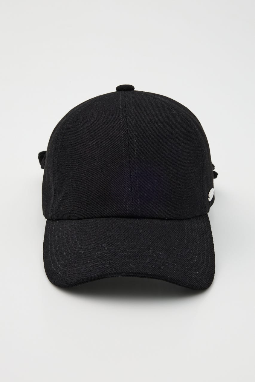 デニムリボンキャップ BLK FREE