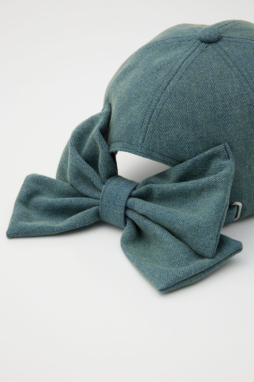 デニムリボンキャップ BLU FREE