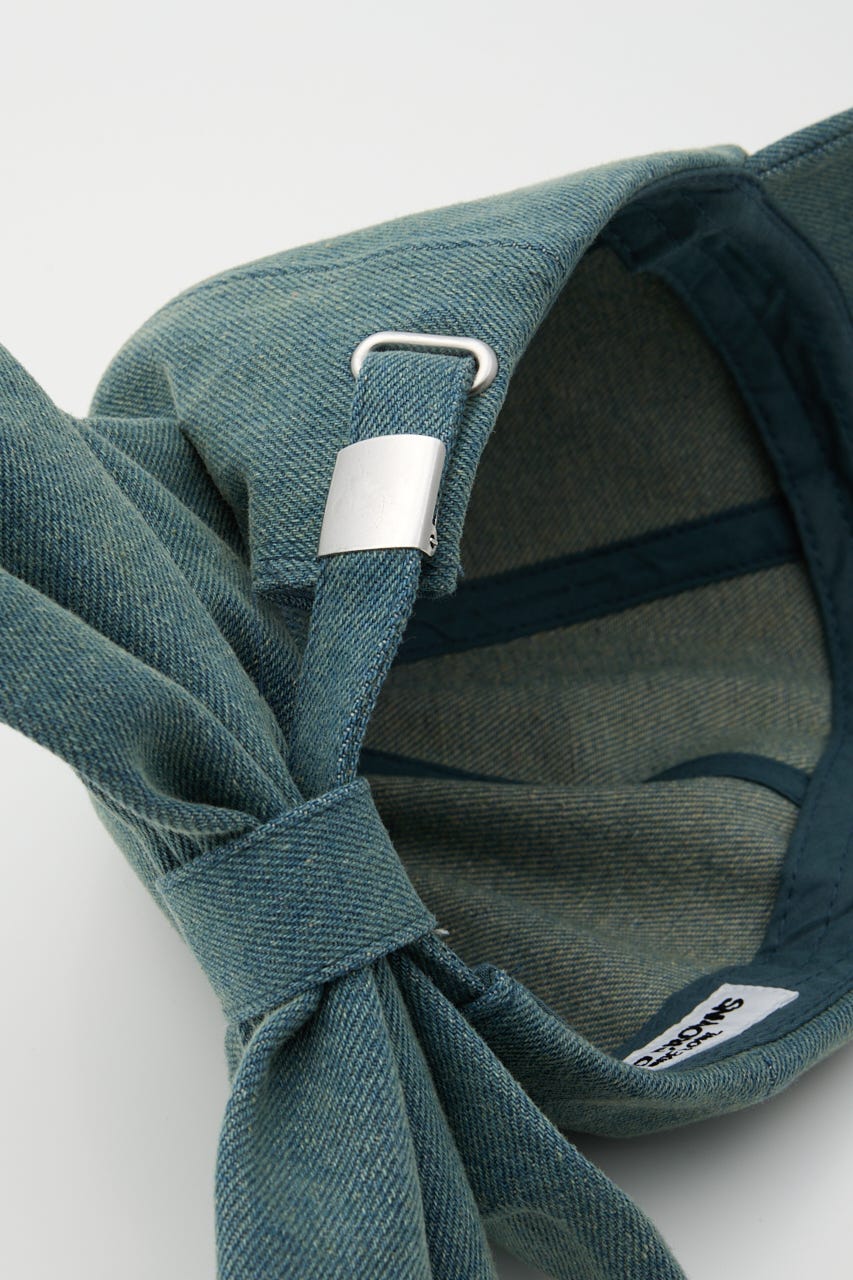 デニムリボンキャップ BLU FREE