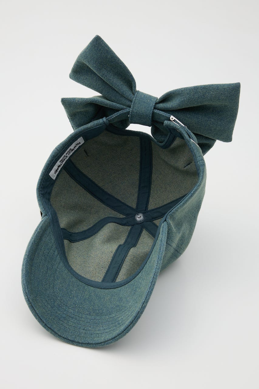 デニムリボンキャップ BLU FREE