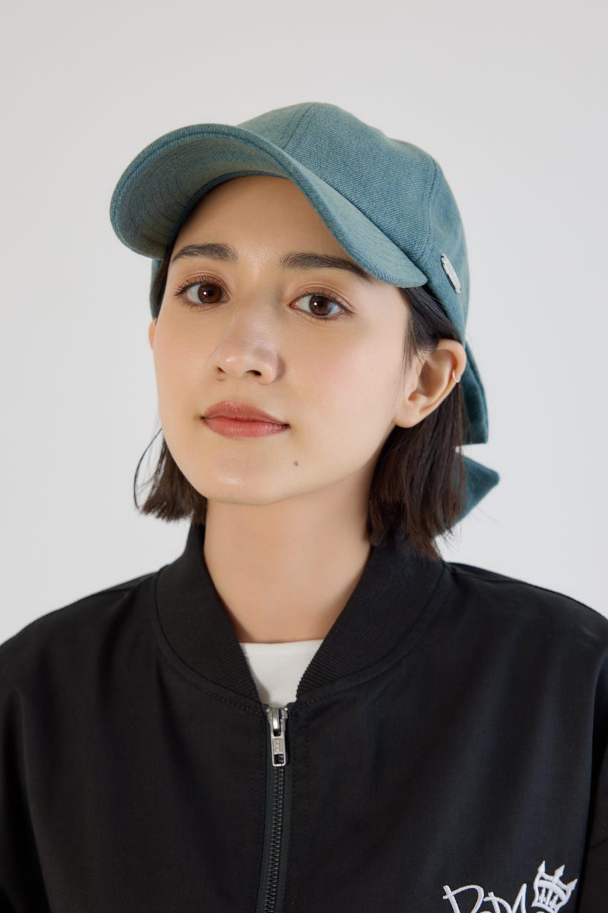 デニムリボンキャップ BLU FREE