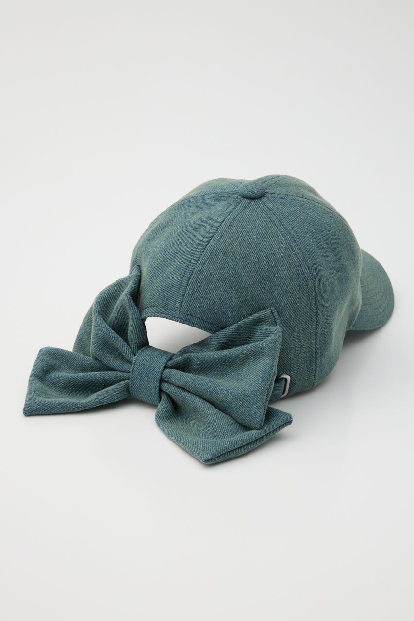 デニムリボンキャップ BLU FREE