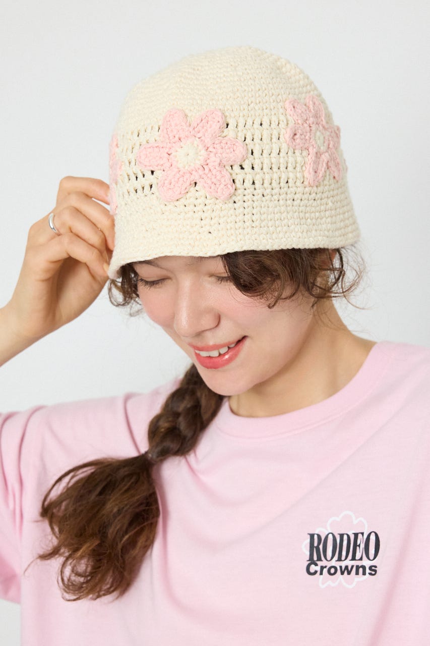 フラワーニットハット IVOY FREE