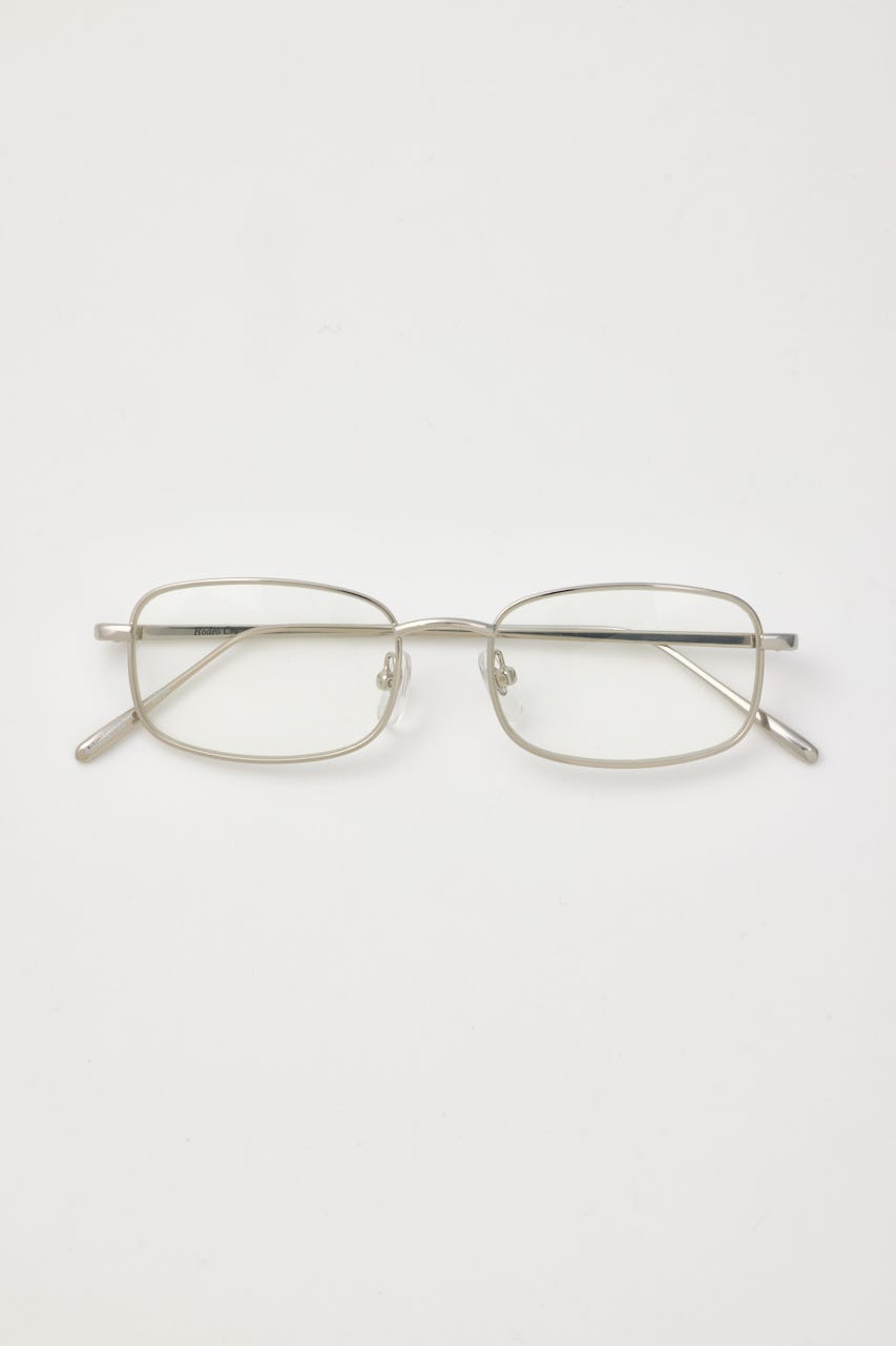 スクエアメタリック アイウェア SLV FREE