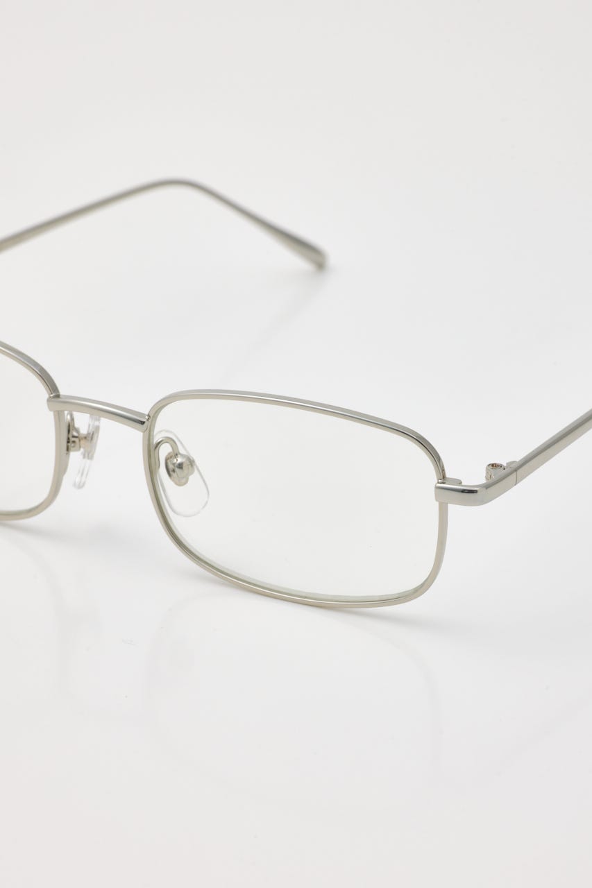 スクエアメタリック アイウェア SLV FREE