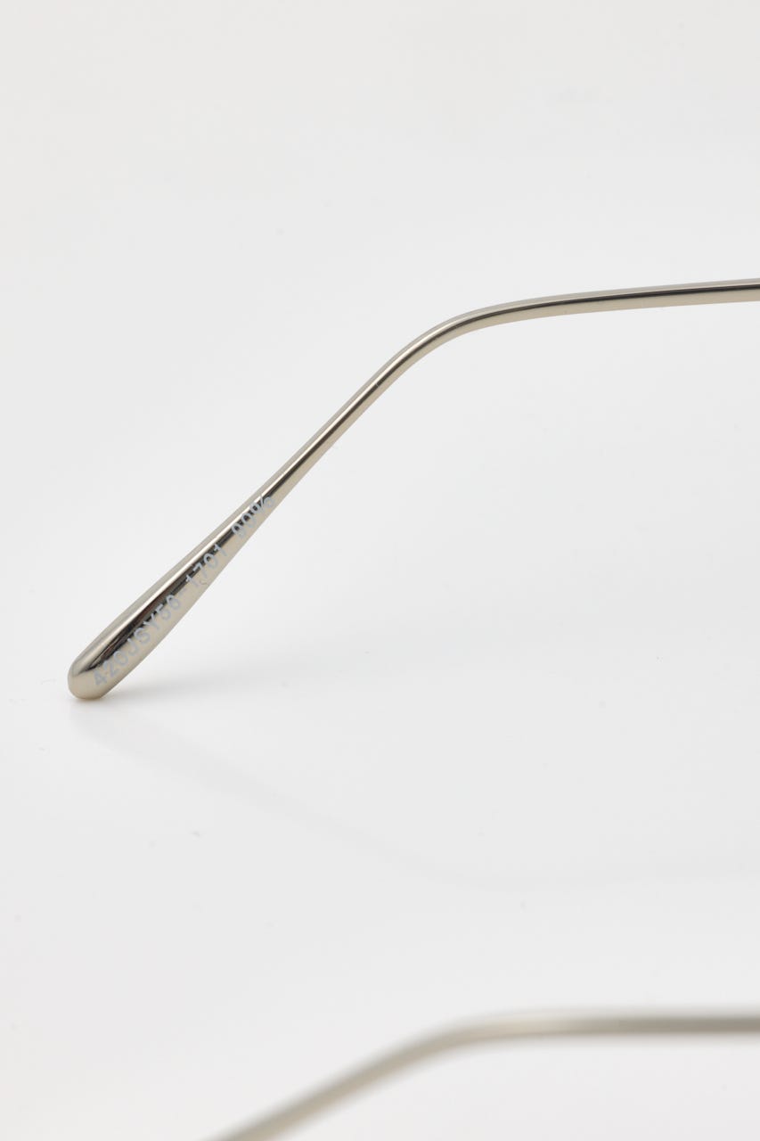 スクエアメタリック アイウェア SLV FREE