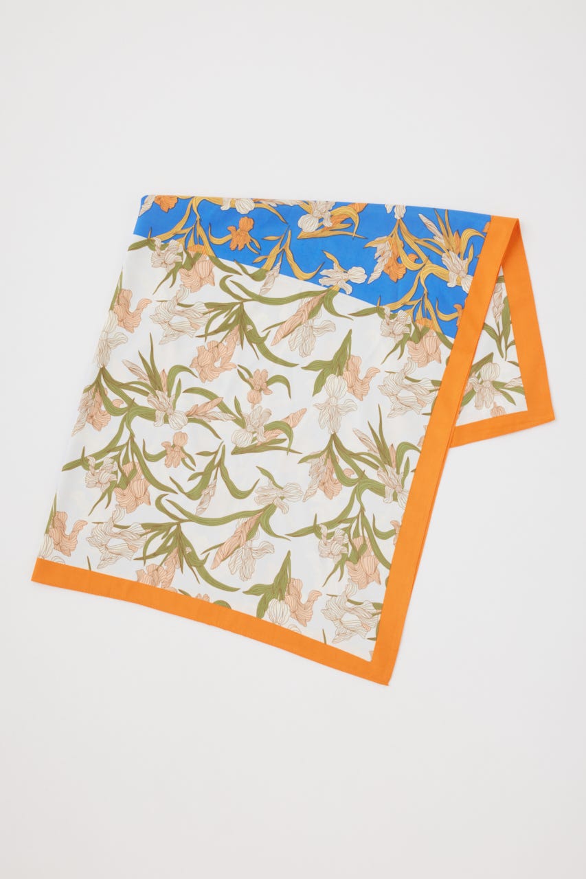 クラシカルビッグスカーフ 柄ORG FREE