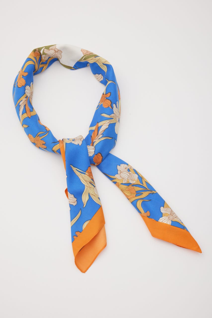 クラシカルビッグスカーフ 柄ORG FREE