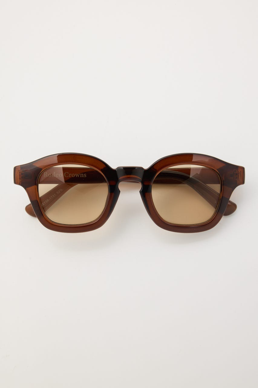 THICK LINE アイウェア 2TYPE BRN FREE