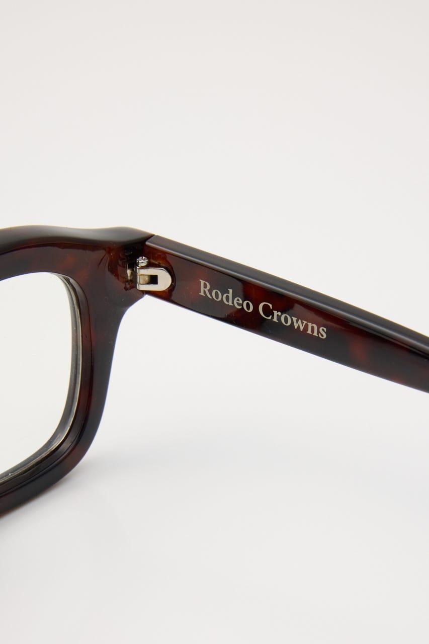 THICK LINE アイウェア 2TYPE 柄BRN FREE