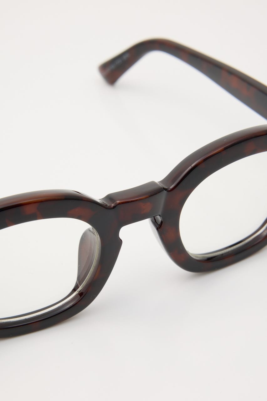 THICK LINE アイウェア 2TYPE 柄BRN FREE