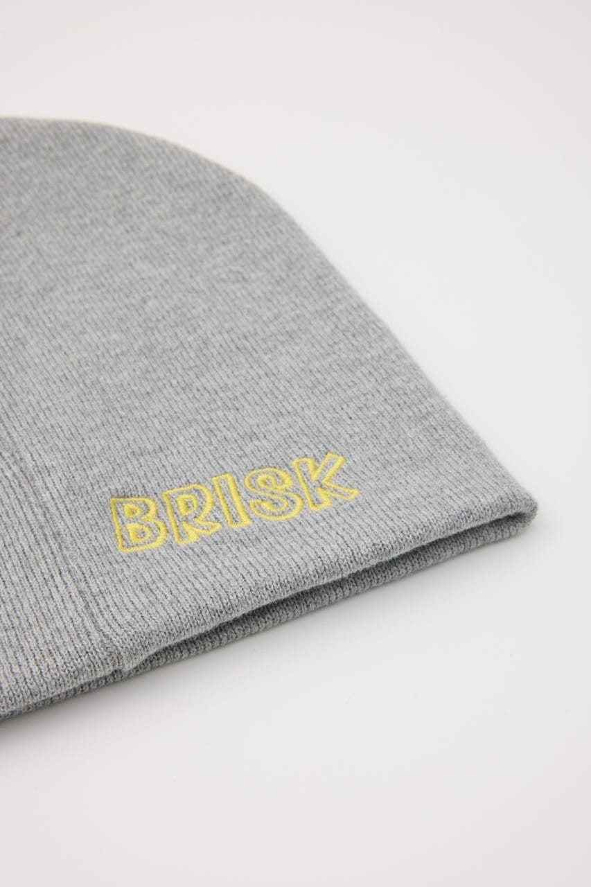 embroidery ビーニー GRY FREE